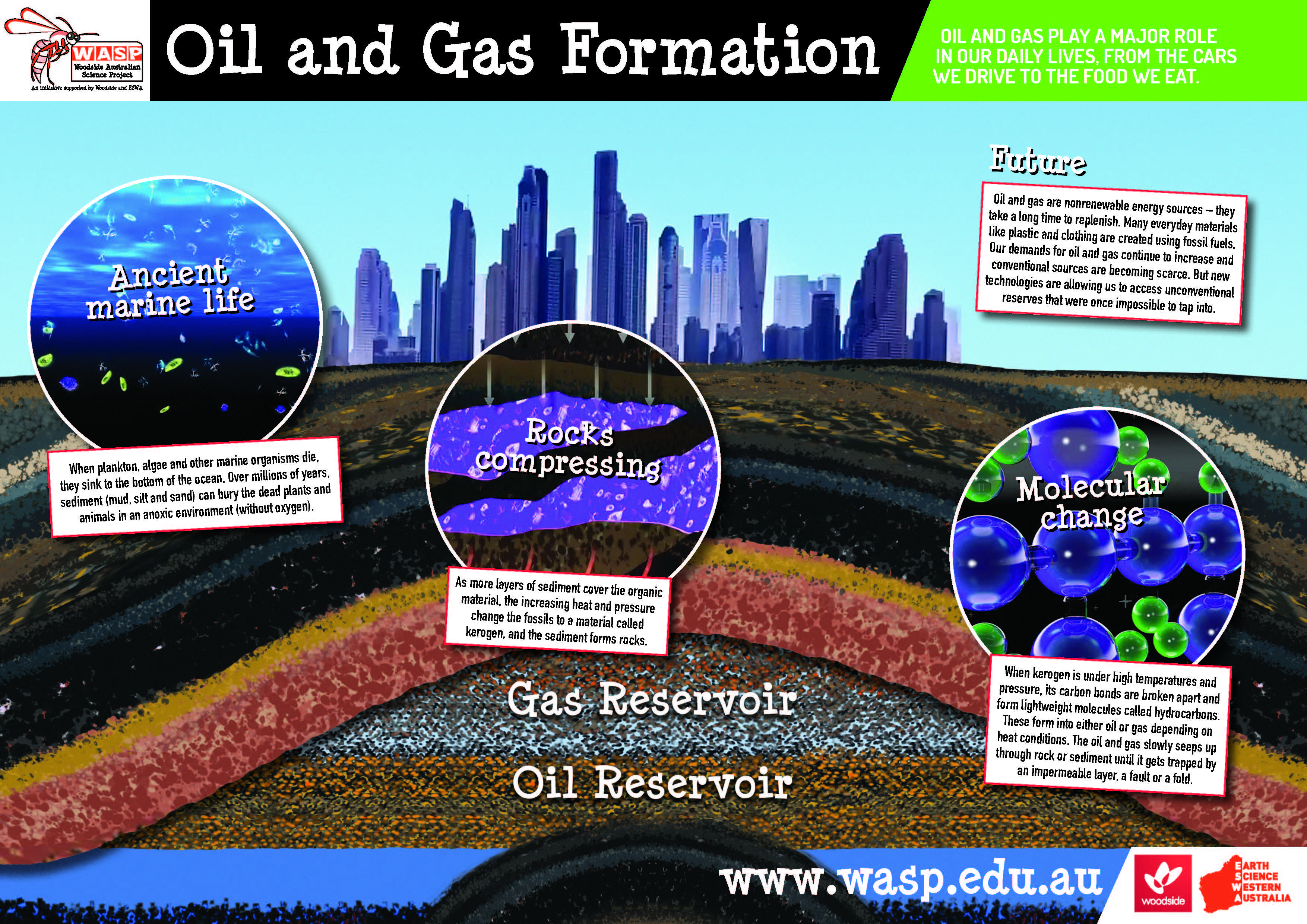 Oil and Gas Formation Poster